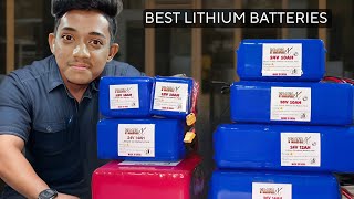 ভারতের খুবই কমদামের লিথিয়াম ব্যাটারি  24V 36V 48V Battery  Cheapest Lithium Batteries In India [upl. by Joane]