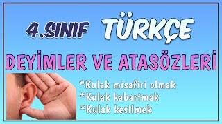 Deyimler ve Atasözleri  4 Sınıf Türkçe [upl. by Werdnael]