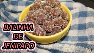 COMO FAZER BALINHA DE JENIPAPO  Receita Típica do Nordeste [upl. by Rodama699]