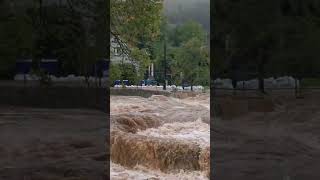 powodz powodz2024 bystrzycagorna swidnica rzekabystrzyca bystrzyca kleska 15092024 river [upl. by Skell251]