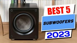 ✅ Top 5 Best Subwoofers  Best Subwoofer 2023 in US [upl. by Lucias506]