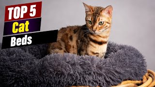 Top 5 Cat Beds for Cozy Napping Purrfect Picks for Your Feline Friend [upl. by Relyat933]