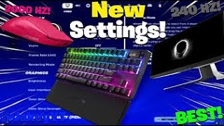 NEW BEST keyboard amp Mouse Settings  Sensitivity for Chapter 5 PS4PS5XboxPC [upl. by Joung]