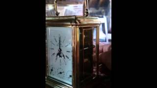 Pendule lEpee phase de lune phases de lune carriage clock [upl. by Anilos586]