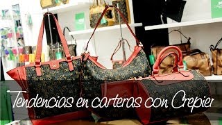 Tendencias de moda en carteras con Crepier  Unicaspe [upl. by Rebmyt466]