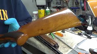 Using Wood Wax On Some Shotguns To Prevent Rust amp Preserve Wood [upl. by Ettelrahc]