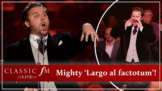 Baritenor Michael Spyres sings a blistering Rossini ‘Largo al factotum’  Classic FM Live [upl. by Gayler428]