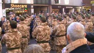 Argyle amp Sutherland Highlanders return from Afghanistan [upl. by Yoshiko630]