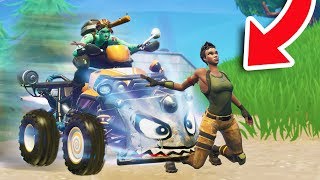 RUNNING PEOPLE OVER WITH THE QUADCRASHER  Fortnite Battle Royale [upl. by Errehs]