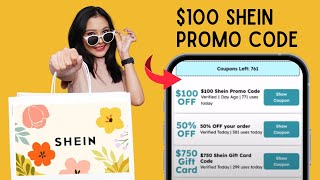 Shein Promo Code 2024  Shein Coupon Code 100 OFF [upl. by Arimlede]