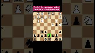 English Opening AngloIndian Defense Romanishin Variation A11 classicgames chessopenings shorts [upl. by Starr]