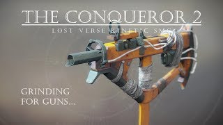 Destiny 2  The Conqueror 2  Lost Verse Kinetic SMG  PVP Gameplay Review [upl. by Rothschild694]