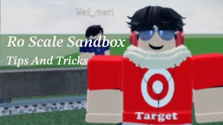 Ro Scale Sandbox Tips and Tricks [upl. by Hinckley]