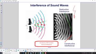 Interference of Sound Waves [upl. by Liborio]