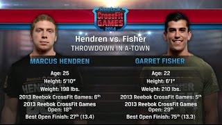 CrossFit Open 141 MARCUS HENDREN vs GARRET FISHER [upl. by Kemppe]