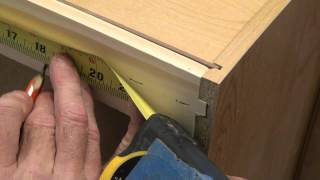 Wall Cabinet Mounting Techniques [upl. by Dolphin505]