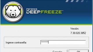 How to disable Deep freeze [upl. by Dhaf223]