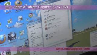 Android Tablets Connect PC by USB from wwwnowsuppliercom [upl. by Clifford]