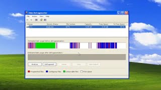 How to Defragment Your Hard Drive on Windows XP Tutorial [upl. by Einberger]