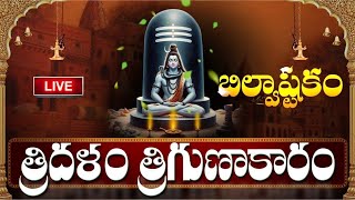 LIVE  సోమవారం రోజు బిల్వాష్టకం వింటే కోటీశ్వరులవుతారు  Bilvashtakam  Lord Shiva Bhakthi Songs [upl. by Mehs]