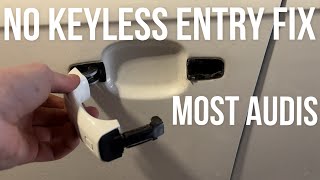 HOW TO FIX Keyless entry not working on AUDI [upl. by Almallah28]