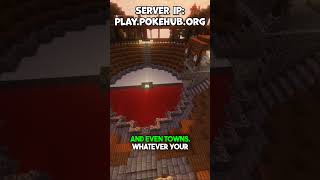 Check out our communities builds cobblemon minecraft minecraftserver [upl. by Icyak]