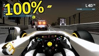 Monaco Night Race F1 Career Mode HRT [upl. by Iztim166]