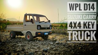 2024 new release WPL D14 officially licensed Suzuki Carry 4x4 key truck 110th scale [upl. by Ynes]