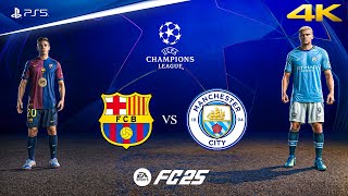 FC 25  Barcelona vs Manchester City Ft Yamal Haaland  UEFA Champions League Final  PS5™ 4K60 [upl. by Ricardama]