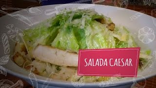 Como fazer salada caesar Igual de Restaurante [upl. by Handler]