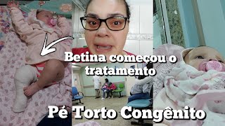 MINHA BEBÊ DE 2 MESES COMEÇOU O TRATAMENTO  PÉ TORTO CONGÊNITO  NÃO ESTÁ SENDO FÁCIL [upl. by Ellen]