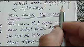 Interference 304 Optical path and path length difference [upl. by Amilas]