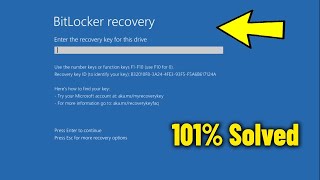 Find The BitLocker Recovery Key On Windows 11  10  How To Fix bitLocker recovery Blue Screen ✅ [upl. by Hacker786]