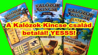 A Kalózok Kincse család betalál YESSS [upl. by Acus]