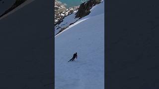 SHORT Pointe de lIfala Couloir NordOuest et Pente Nord Les Perrons Aiguilles Rouges Valais Suisse [upl. by Curry570]