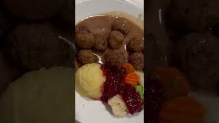 Meatballs at Ikea Tampines Singapore My all time favourite 😋 cooldudz food foodvlogger foodie [upl. by Acherman]