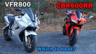 Super Sport vs Sport Touring CBR vs VFR [upl. by Airbma]