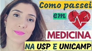 Como passei em medicina na USP e Unicamp sozinha e trabalhando [upl. by Enimrac621]