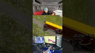 UPS driver does amazing turn gaming ets2 eurotrucksimulator2 shorts funny [upl. by Sivek]