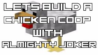 MineCraft Gameplay  How To Build A Chicken coop [upl. by Nele462]