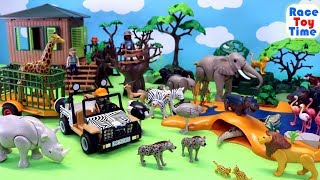 Playmobil Wildlife Safari Animals Fun Toys For Kids [upl. by Atteroc]