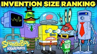 Planktons Inventions Ranked By Size 🤖  SpongeBob [upl. by Aniles]