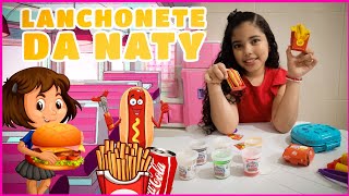 LANCHONETE DIVERTIDA COM MASSINHAS DA NATY 🤩 [upl. by Chafee]