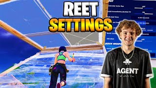 I Tried REETS Best Fortnite Controller Settings [upl. by Eimarrej]