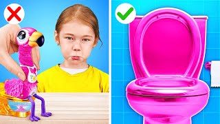 Rich Dad Vs Broke Mom Useful Gadgets amp Genius DIY for Parents by 123 GO [upl. by Akirdnahs729]