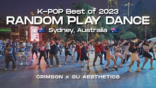 KPOP IN PUBLIC RANDOM PLAY DANCE BESTOF2023  Sydney Australia  CRIMSON 🥀 [upl. by Aisitel74]