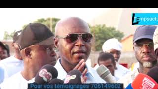 Inauguration du stade municipales des parcelles assainies par le maire Djiamile Sané [upl. by Boehmer]