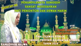 Ramadhan Najwa ll Final Tilawah Remaja MTQ Prov KalSel Tahun 2024 LintasQuran [upl. by Adriell]