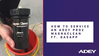 How to Service an ADEY Pro2 MagnaClean ft GasApp [upl. by Sinnelg]