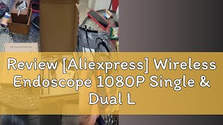 Review Aliexpress Wireless Endoscope 1080P Single amp Dual Lens WiFi Borescope Inspection Camera Wa [upl. by Niajneb]